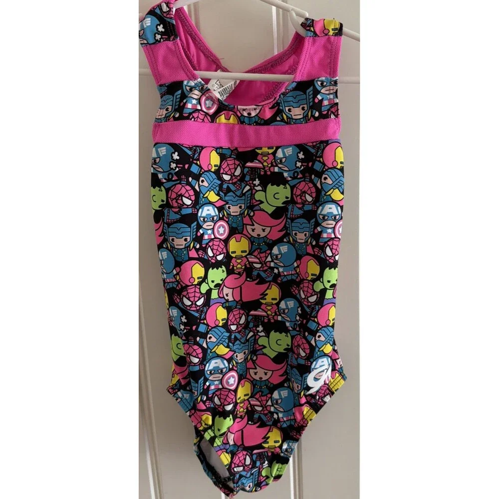 GK Elite Marvel Girls Leotard Child Small CS
